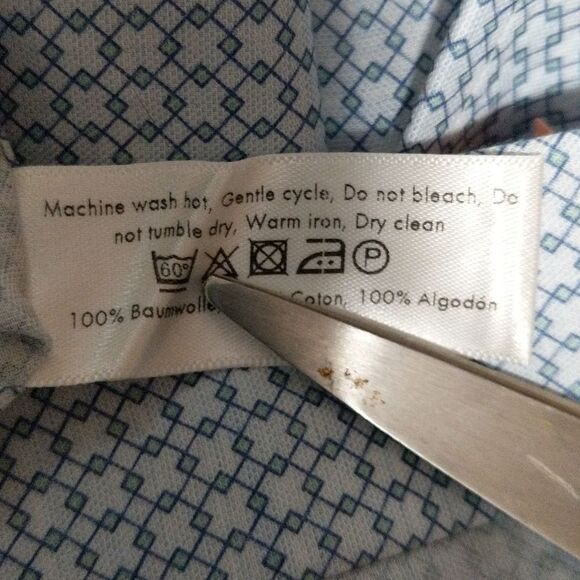 Eton contemporary fit signature twill cotton dress shirt classic men's XL - Picture 8 of 12